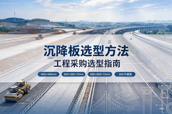雁江沉降板选择方法