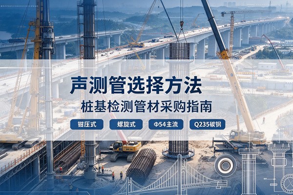 雁江声测管选型标准