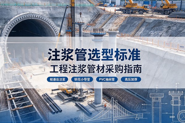 雁江注浆管选型标准