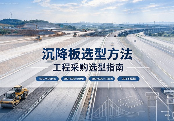 雁江沉降板选择方法